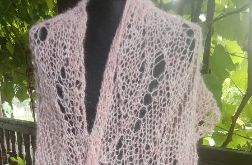 Moherowy szal z alpaką