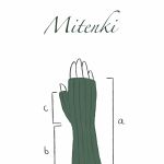 Mitenki ręcznie robione z wełny peruwiańskiej - Mitenki ręcznie robione z grubej 100% wełny peruwiańskiej