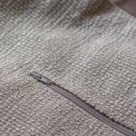 Beżowa shopperka z plecionki - 