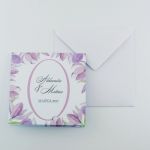 Zaproszenia Ślubne Purple Garden - 