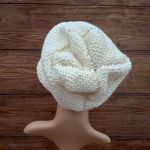 Kremowa czapka czapa  - 