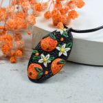 Wisiorek "pomarańcze" - wisorek pomarańcze