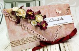 Kopertówka ślubna- różany ogród