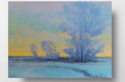 Zima-praca formatu -18/24 cm .