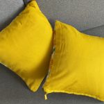 Poduszka żółte kwiaty stokrotki  - Poduszka