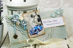 Kartka z okazji ślubu- retro