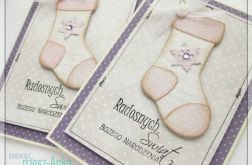 Kartka świąteczna ze skarpetą 5