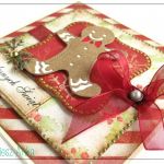 Kartka świąteczna z piernikowym ludkiem 4 - Boże Narodzenie, kartki świąteczne 1