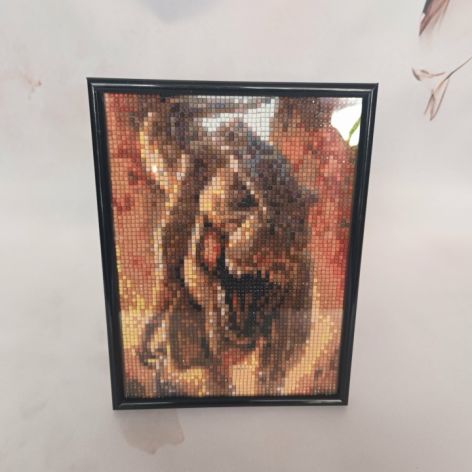 Obrazek diamentowy 15x20cm DINOZAUR