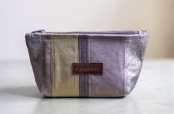 Szara patchworkowa kosmetyczka MIDI I