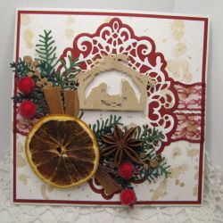 Kartka na Boże Narodzenie w pudełku 03 - pachnąca