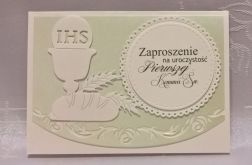 Zaproszenie na uroczystość I Komunii wzór 18