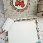 Kartka świąteczna z uroczym bałwankiem - Wnętrze kartki