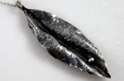 Nature - duży srebrny wisior (2303-09)
