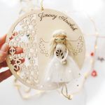 Zimowy Aniołek - dekoracja świąteczna - 