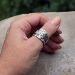 Fehu w srebrze - bizuteria runiczna