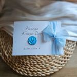 Zaproszenie na Pierwszą Komunię Świętą, asymetrycznie składane - 4