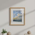 Pejzaż-praca formatu -24/18 cm.  - 