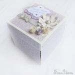 pudełeczko dla Młodej Pary lila wanilia - box