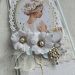 Komunia dziewczynki kartka gratulacyjna - 