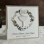 Ręcznie robione zaproszenia komunijne, 33C - Ręcznie robione zaproszenia komunijne