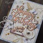 Happy birthday - urodzinowa kartka z pieskiem - 