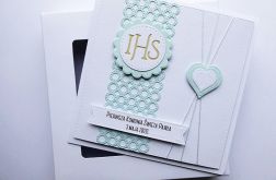 Urokliwa personalizowana kartka na Komunię