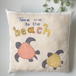 Take me to the beach - dekoracyjna poduszka