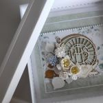 Kartka ręcznie robiona w pudełku Pierwsza Komunia Święta  - Kartka na Komunię Świętą