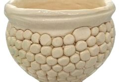 Doniczka Ceramiczna Handmade Kwiatki w Kapciach