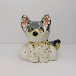 Figurka Szary Wilk Pies Miniaturka 