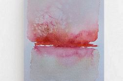 Abstrakcja-akwarela foramtu 32/24 cm