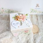 Exploding box ślubny kartka "RoseWine" GOTOWY - 