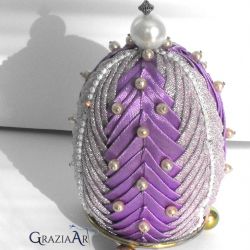Jajko Faberge ze wstążki