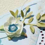 Kopertówka z okazji ślubu- turkusowy motyl - 