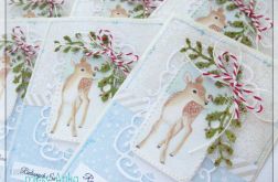 Kartka świąteczna z sarenką 1