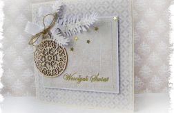 Kartka świąteczna z bombką