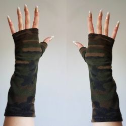 Rękawiczki militarne moro / unisex