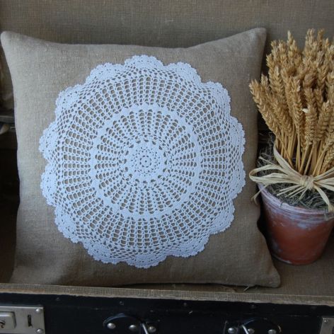 Lniana poszewka "Prowansalski szyk"