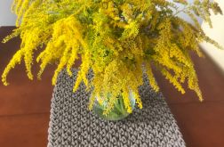 Bieżnik ręcznie robiony,obrus na stół mech ,35x60cm 5mm.