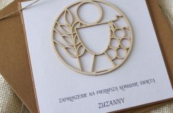 Eko Eleganckie zaproszenie na komunię wz.4