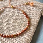 Bransoletka z kamieni naturalnych - Awenturyn - 2