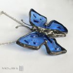 Niebieski motyl IV - szklany motyl
