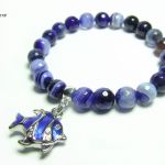 AGATY FASETOWANE I RYBKA - 