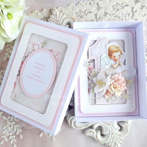 Kartka na Roczek i Chrzest w pudełku 53