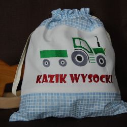 Mały rolnik - worek na kapcie/strój
