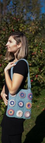 Torba wykonana na szydelku