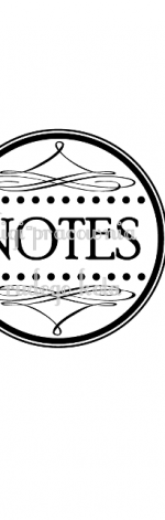 Digi-stempel "Notes"