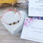 Czerwona bransoletka Szczęścia i Ochrony Z Turmalinem - 