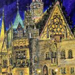 Wrocław Rynek,  obraz akrylowy na płótnie,  30x40x1cm  - 